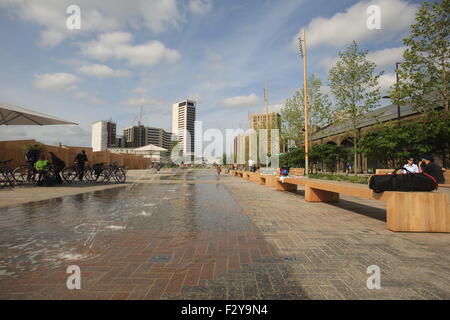 Pancras Square & Cubitt Square, St Pancras, London Stockfoto