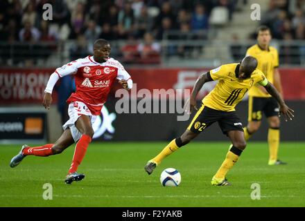 Reims, Frankreich. 25. Sep 2015. Französischen Liga 1 Fußball. Reims gegen Lille. Rio Mavuba (Lil) Credit: Action Plus Sport/Alamy Live News Stockfoto