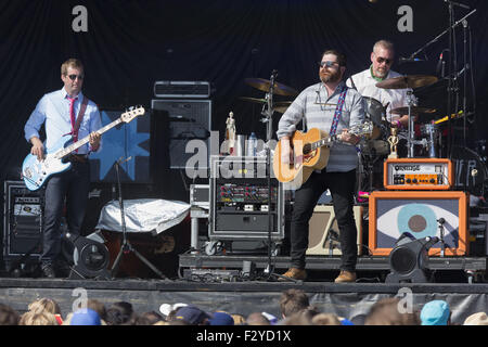 Wayhome Music and Arts Festival 2015 - Tag 1 mit: THE DECEMBERISTS wo: Oro Medonte, Kanada bei: 25. Juli 2015 Stockfoto