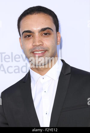 67. LA Bereich Emmy Awards an des Skirball Cultural Centers Guerin Pavilion in Herscher Hall - Ankünfte mit: Dyami Kerr wo: Los Angeles, California, Vereinigte Staaten von Amerika bei: 25. Juli 2015 Stockfoto