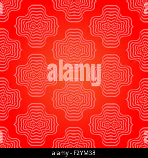 Abstrakt rot Retro-geometrisch Stockfoto