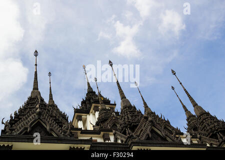 Loha Prasat, der Metall-Palast in Bangkok Thailand Stockfoto