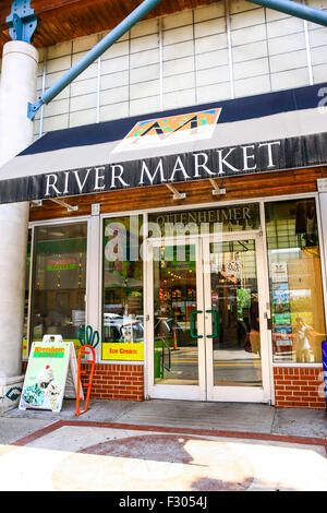 River Market Store im Stadtteil gleichen Namens in Stadt Little Rock, Arkansas Stockfoto