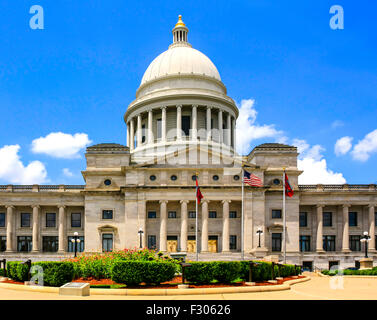 Das Arkansas State Capitol Gebäude befindet sich in Little Rock. Über 16 Jahre ab 1899-1915 gebaut Stockfoto