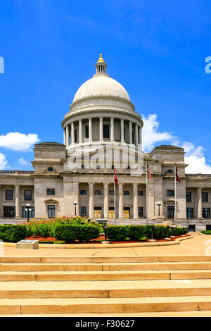Das Arkansas State Capitol Gebäude befindet sich in Little Rock. Über 16 Jahre ab 1899-1915 gebaut Stockfoto