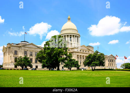 Das Arkansas State Capitol Gebäude befindet sich in Little Rock. Über 16 Jahre ab 1899-1915 gebaut Stockfoto
