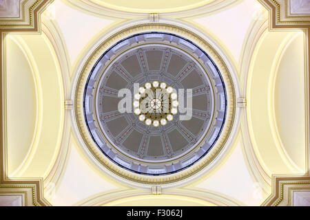 Innenansicht des Arkansas State Capitol Dome Stockfoto