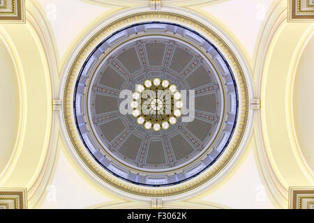 Innenansicht des Arkansas State Capitol Dome Stockfoto