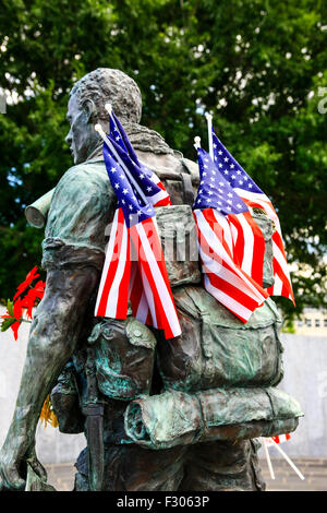 Der Vietnam-Krieg-Denkmal auf dem Gelände des Arkansas State Capitol in Little Rock Stockfoto