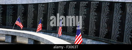 Der Vietnam-Krieg-Denkmal auf dem Gelände des Arkansas State Capitol in Little Rock Stockfoto