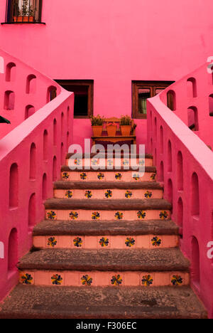 Mesones Sacristias berühmten Maulwurf Restaurant in Puebla, Mexiko Stockfoto