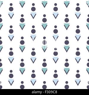 Nahtlose Muster geometrischer Pfeile. Stock Vektor
