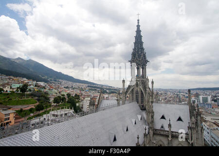 Basilika del Voto Nacional, Quito, Ecuador Stockfoto