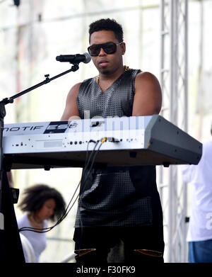 Overtown Musik und Kunst Festival mit: Bobby V Where: Miami, Florida, Vereinigte Staaten, wann: 26. Juli 2015 Stockfoto