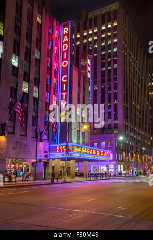 Radio City New York Stockfoto