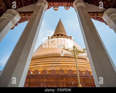 Phra Pathom Chedi, der größte Stupa in der Welt, Nakhon Pathom, Thailand Stockfoto