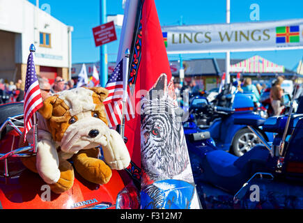 Anzeige der Honda Goldwing Motorräder in Skegness, Lincolnshire, England UK Stockfoto