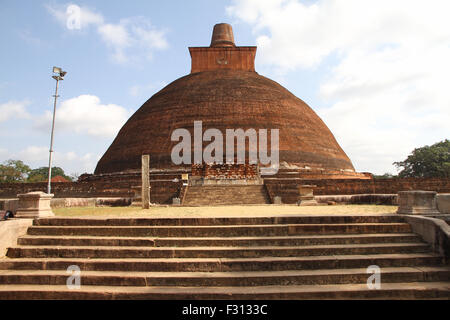 Anuradhapura Stupa Ruinen, buddhistischen Anbetung, Sri Lanka Stockfoto