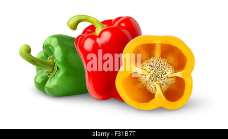 3 Paprika Stockfoto