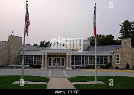 Herbert Hoover Presidential Library and Museum, West Bend, Iowa Stockfoto