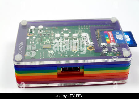 Raspberry Pi Computer. Stockfoto