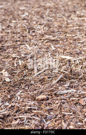 Kiefer Natur Baumrinde als einen Boden für Mulch abdecken Stockfoto