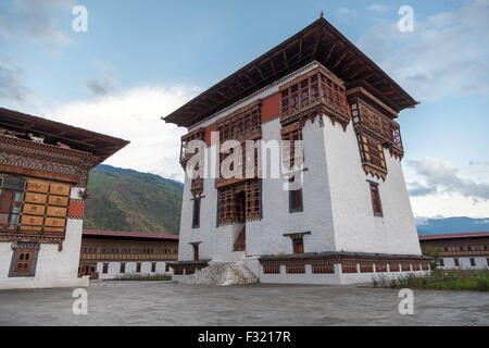 Tashichhoedzong in der Stadt von Thimphu Stockfoto