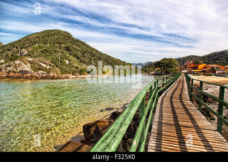 Schöne Landschaft in Florianópolis, Santa Catarina, Brasilien. Einer der wichtigsten Touristen-Destination in Region Süd. Stockfoto