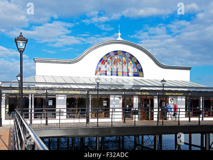 Der Pier in den Badeort Cleethorpes, Lincolnshire, England UK Stockfoto