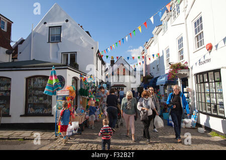 Quay Street, Lymington, market Town, Hampshire, England, Großbritannien Stockfoto