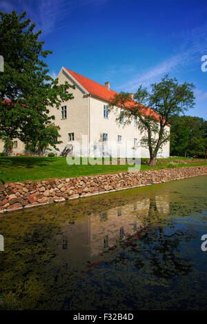 Bild des königlichen Hauses von Tommarp Manor. Skane, Schweden. Stockfoto