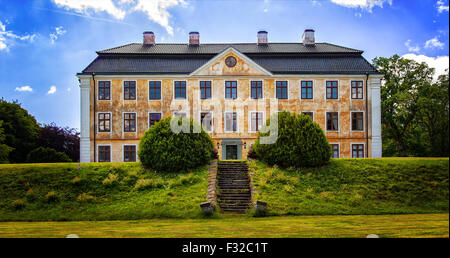 Bild der Burg Herrenhaus von Christinehof, berühmt für seine öffentlichen Eco Park. Brosarp, Schweden. Stockfoto