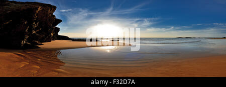 Portugal, Alentejo: Malerische Strand von Porto Covo Stockfoto