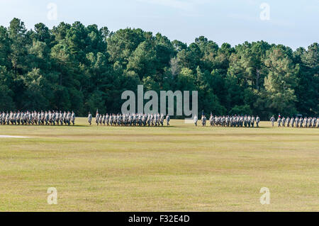 US-Armee Soldaten bei Grundausbildung Abschlussfeier Stockfoto