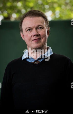 Schottischer Musiker, Produzent und Plattenlabel Besitzer Edwyn Collins. Stockfoto