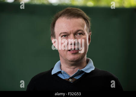 Schottischer Musiker, Produzent und Plattenlabel Besitzer Edwyn Collins. Stockfoto