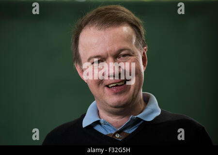 Schottischer Musiker, Produzent und Plattenlabel Besitzer Edwyn Collins. Stockfoto