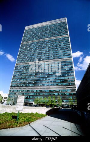 USA, New York City, Gebäude der Vereinten Nationen Stockfoto