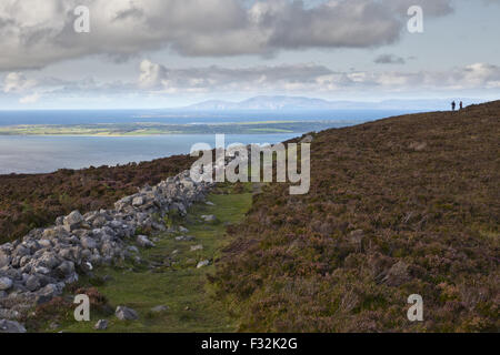 Sligo Bay von Knocknarea County Sligo, Republik von Irland Stockfoto