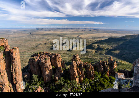 Blick vom Aussichtspunkt Valley of Desolation Stockfoto