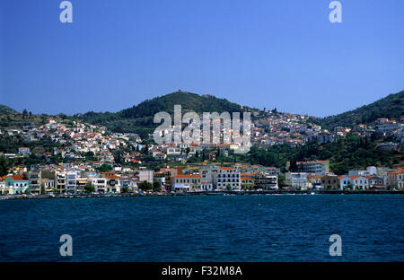 Griechenland, Die Nordöstlichen Ägäischen Inseln, Samos, Vathy Stockfoto