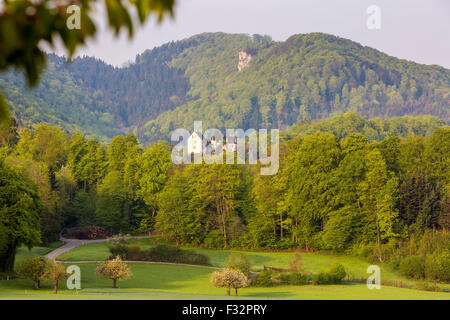 Burg Im Leimental, Kanton Basel-Landschaft, Schweiz, Europa. Stockfoto