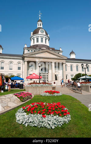 Rathaus von Kingston, Ontario, Kanada. Es entstand im Jahre 1841-43 wenn Kingston die erste Hauptstadt von Kanada war. Stockfoto