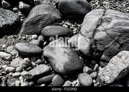 Strand-Felsen am Strand in Dana Point, Kalifornien. VEREINIGTE STAATEN VON AMERIKA Stockfoto