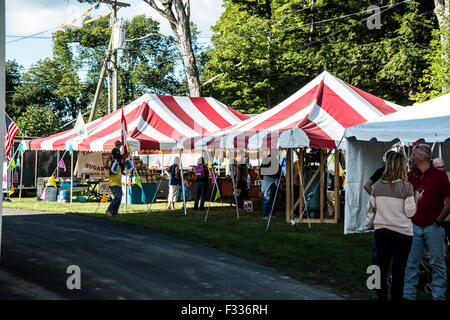 Cummington Messe öffnet jedes Jahr im August im Hampshire County, Massachusetts Stockfoto