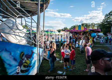 Cummington Messe öffnet jedes Jahr im August im Hampshire County, Massachusetts Stockfoto