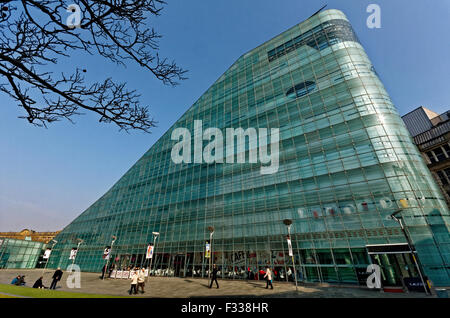 Das UK National Football Museum in Manchester City Centre, England, UK. Stockfoto