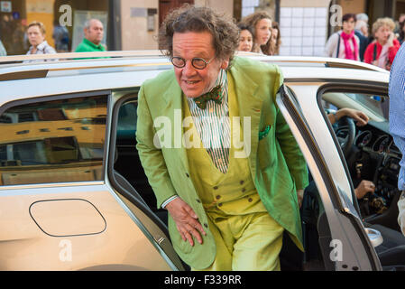 Der berühmte Kunstkritiker Philippe Daverio Art-On Cascina Festival 2015 (Pisa Italien) Stockfoto