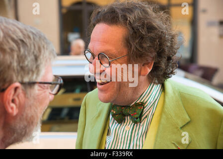 Der berühmte Kunstkritiker Philippe Daverio Art-On Cascina Festival 2015 (Pisa Italien) Stockfoto