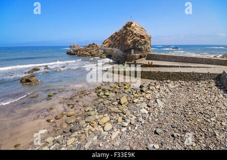 Roque de Las Bodegas in Taganana Küste, Teneriffa, Kanarische Inseln-Spanien. Stockfoto